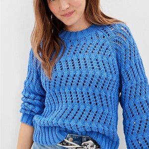 American Eagle Open Knit Sweater Size M